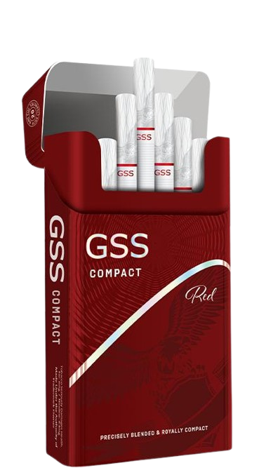 GSS Queen Size Compact Red cigarettes retail packaging