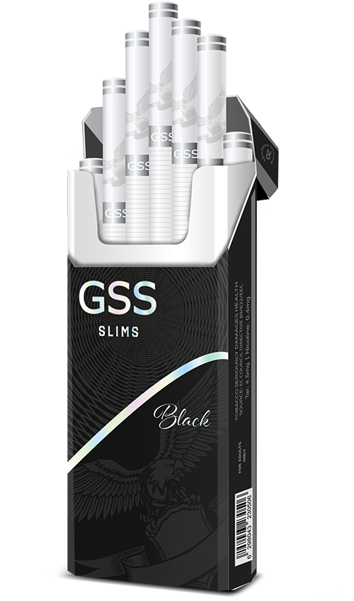 GSS Super Slim Black cigarettes