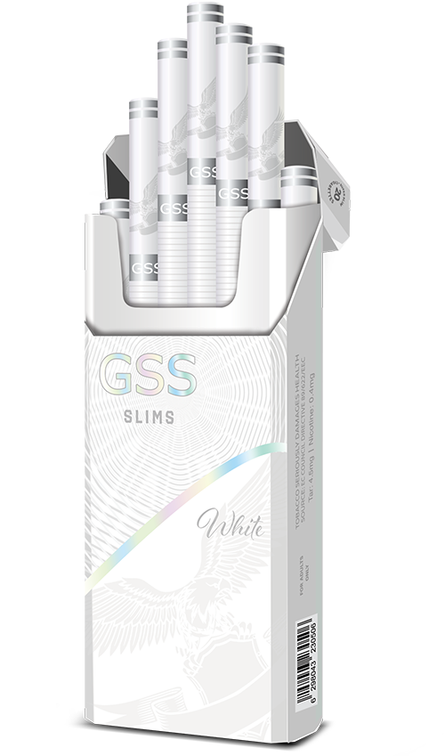 GSS Super Slim White cigarettes